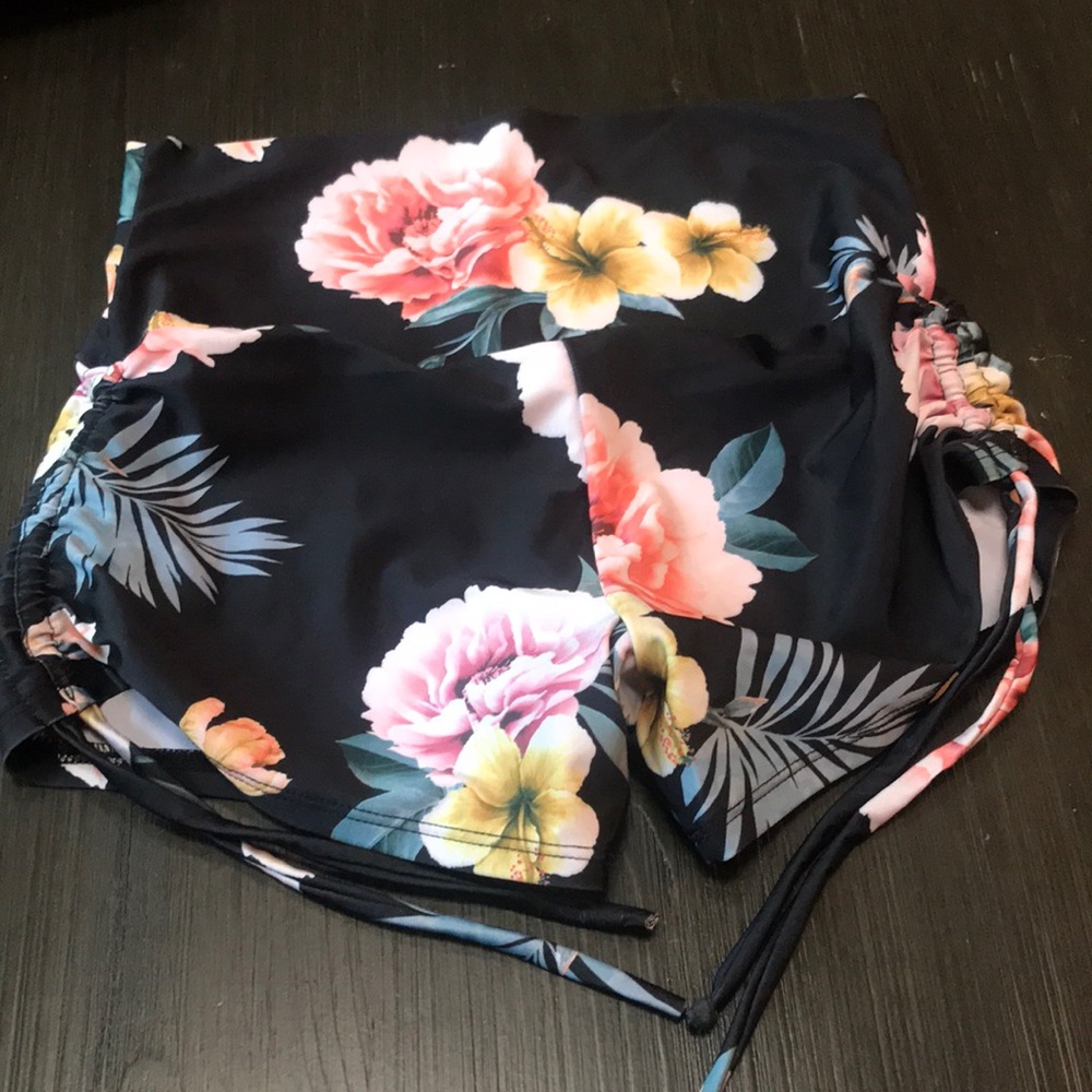 Onzie high waisted yoga or swim shorts